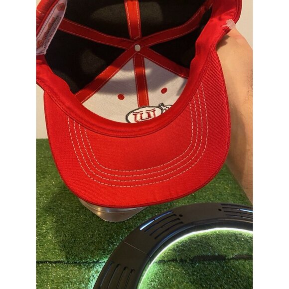 Utah Utes hat cap strap back new red mens unisex lightweight football - Picture 7 of 8